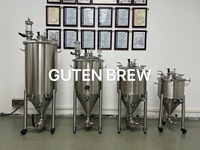 Guten 105L Fermenteur pressurisé Cuve de fermentation en acier inoxydable 304 Équipements de brassage à domicile
