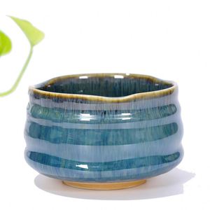 Tazón de Té Matcha de Porcelana Hecho a Mano al por Mayor, Tazón de Cerámica Matcha Blanco y Negro al por Mayor, Juego de Tazones de Té Matcha Japoneses Chawan - Product Image 5