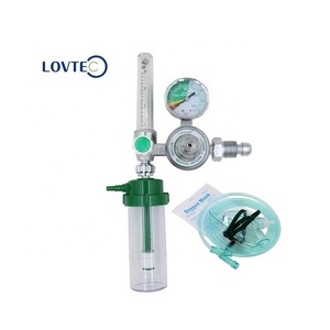 LOVTEC Máy Đo Lưu Lượng Oxy Điều Chỉnh Oxy Y Tế Màng Ngăn CGA 540 Của Nhà Sản Xuất Trung Quốc Có Máy Tạo Độ Ẩm Và Ống Thông - Product Image 4