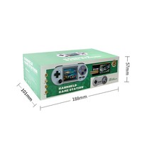 Lecteur de jeu portable SF2000 Mini lecteur vidéo avec console à touches croisées et poignées de jeu sans fil