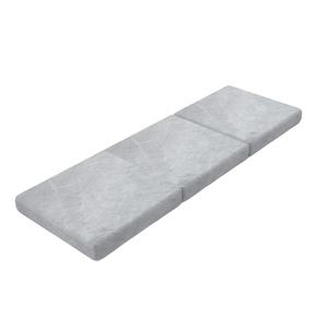 Tri colchón plegable espuma Topper 4 "espesor piso cuna colchón Guset cama con cubierta extraíble lavable a máquina - Product Image 1