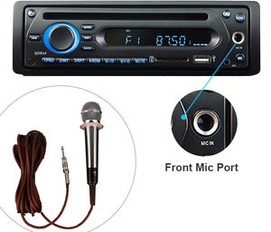 Radio de Auto de Alta Resistencia con Reproductor de Audio Estéreo para Auto, 1 DIN, 12V-24V, FM AM, Aux, USB, HD, para Camioneta, Furgoneta, Autobús - Product Image 3