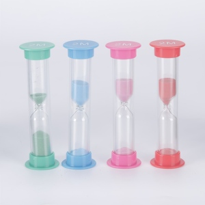 Factory Wholesale Colorful Modern Design Plastic Hourglass Sand <b>Timer</b> 30s 1 2 3 5 Minutes Classroom Game Kids Educational Toy - Product Image 6
