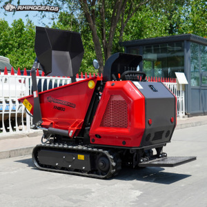 Faible prix entraînement sur chenilles <span class=keywords><strong>Mini</strong></span> chenille en caoutchouc Dumper chenillé brouette à chenilles avec <span class=keywords><strong>pelle</strong></span> 800kg de charge utile - Product Image 4