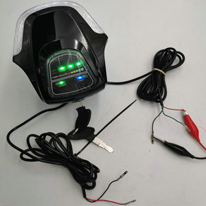 Lumière avant 48v 60v avec niveau de batterie/indicateur de <span class=keywords><strong>puissance</strong></span>/lumière pour vélo électrique Scooter moto lampe ATV Tricycle partie - Product Image 3