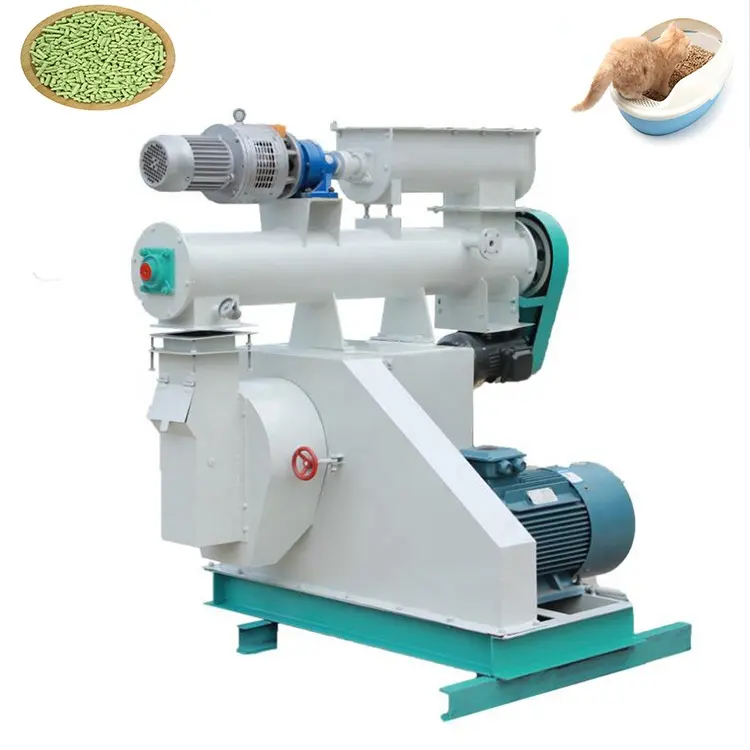 factory supply Cat litter natural bentonite sand pet pellet production line machines pet feed pellets machine pine wood pellets