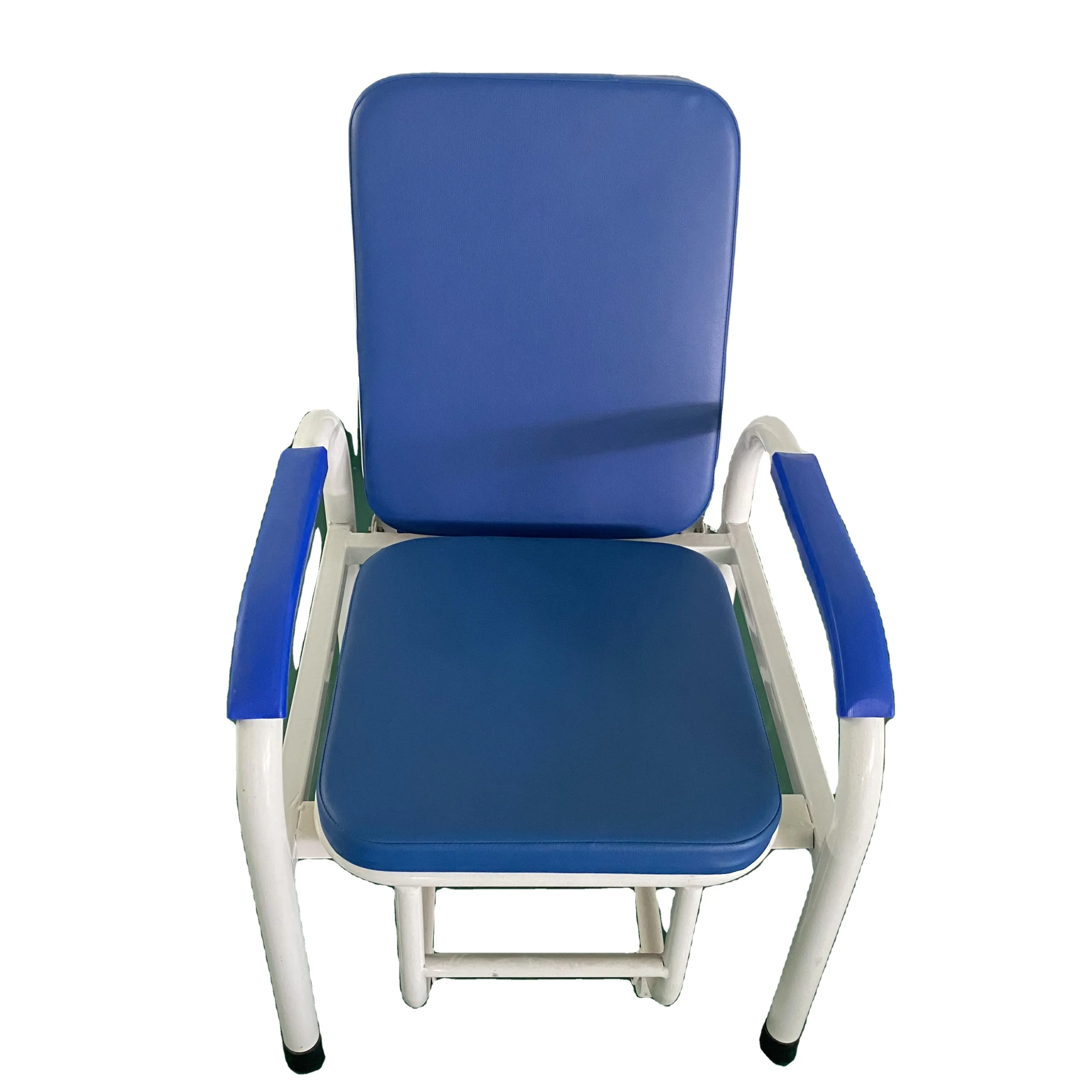 FJ-9 Médico Paciente Folding Reclinável Móvel Hospital Atendente Acompanhar Cadeira Cama à venda