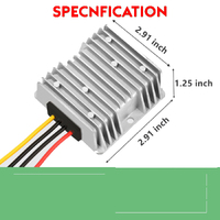 Régulateur de tension abaisseur de convertisseur de courant continu monophasé étanche 12V 30V DC pour moteur à courant alternatif domestique automobile, y compris climatiseur