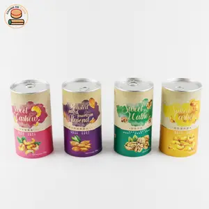 Tabung Kemasan Kepingan Kentang Kertas Pringles dengan Kotak Chip Tabung Kertas Bulat Kecil