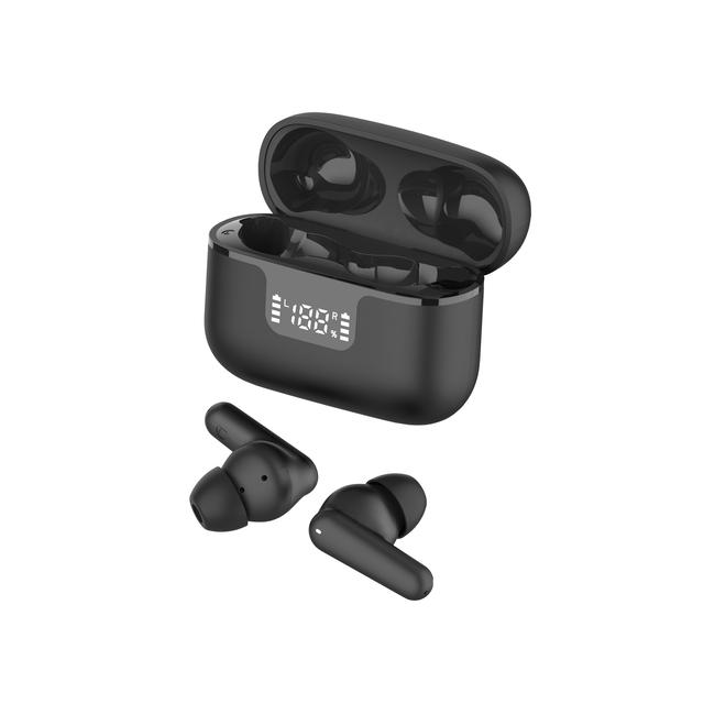 OEM ODM In-Ear JL Chipset TWS Earbuds with 6.0 for ANC 25dB Noise Reduction 15H Playtime Touch Control