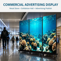 Afficheur LED couleur double face pliable Unilumin Triple P1.5/P1.8/P2 à pas fin 4K UHD HDR 1000:1 étanche IP54