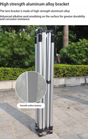 Tente d'exposition pliante de haute qualité de cadre en aluminium de tube hexagonal de chapiteau de fêtes de 3x3m avec les garnitures renforcées pour des salons commerciaux