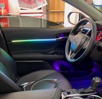 Cardoo pour Toyota Camry 8ème génération XV70 2018-2023, mise à niveau de l'éclairage ambiant, 64 couleurs, éclairage LED d'ambiance intérieur de voiture, accessoires