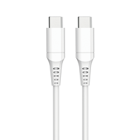 Câble USB C vers Type C 60W 20V 3A Charge Rapide pour Téléphone Portable, Batterie Externe, Voiture, Ordinateur Portable, Synchronisation de Données 480 Mbps, Cuivre Pur, Gaine TPE