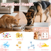 Oimmal Natural 90 Soft Chews, complément alimentaire multivitaminé pour animaux de compagnie, 11 en 1, multivitamines pour chiens