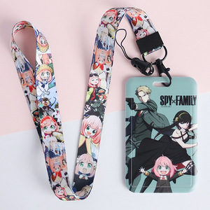 Cordón de la familia Anime Spy con tarjetero y <span class=keywords><strong>correa</strong></span> <span class=keywords><strong>para</strong></span> Teléfono Móvil 20 diseños Impresión digital hecha de poliéster duradero - Product Image 3