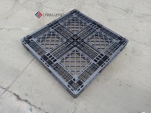 <span class=keywords><strong>Pallet</strong></span> in Plastica Riciclata Monouso LYPALLETS, Nero, 1000x1000, Vassoio in Plastica - Product Image 3