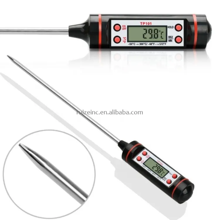 TP101Digital Meat Thermometer Digital Cooking BBQ Meat Food Kitchen thermometer probe