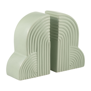 Fermalibri in Ceramica a Forma di Arco, Decorativi per Casa, Ufficio, Biblioteca, Scrivania, Libreria - Product Image 2
