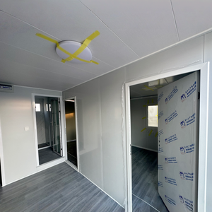 Maison conteneur extensible de 20 pieds, Villa extérieure de luxe préfabriquée pliable en acier, Bâtiment de bureau personnalisable, Hôtel, <span class=keywords><strong>Prix</strong></span> usine - Product Image 4