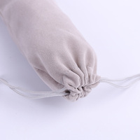 Pochette en velours pour baguette de batterie, support de téléphone portable, sac de rangement, support de tablette à cordon, sac en tissu léger pour baguette de batterie