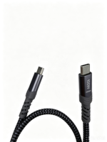 Câble USB 3.2 Gen2 double Type-C en nylon tressé en alliage d'aluminium, écologique et robuste, avec transfert de données 10 Gbit/s, charge rapide PD 5A 100W