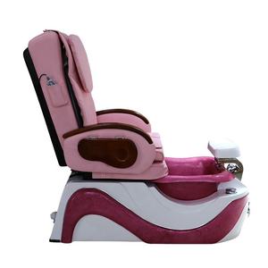Silla de Pedicura con Bomba de Drenaje Eléctrica y Masaje, Estilo Europeo, Color Rosa, Personalizable, con Bañera de FRP con Calefacción para Salón de Uñas - Product Image 5