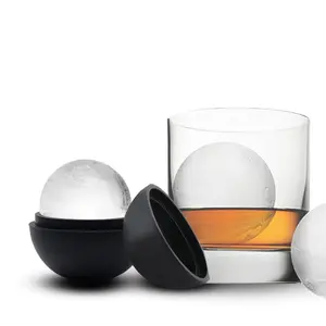 1PC Whiskey Round Ice Cube Maker Silicone Spherical Ice Cube Mould