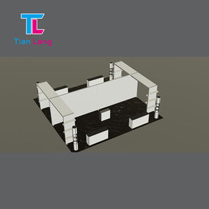 Quick show tela de tensión plegable aluminio 3x3 publicidad cabina personalizada para caja de luz de exhibición - Product Image 2