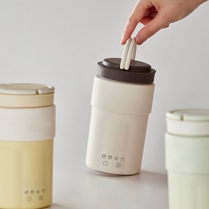 Mousseur à lait électrique 300W double mode chaud/froid, chauffe-lait, mousseur à café portable mini vert matcha - Product Image 2