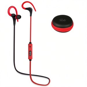 Irola Auriculares deportivos inalámbricos con gancho para la oreja, resistentes al sudor, Bluetooth V4.1 con micrófono para correr, senderismo y viajes - Product Image 1