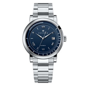 Montre automatique pour homme PONIGER, boîtier en acier 316L de 41 mm, verre saphir, aiguilles lumineuses, calendrier, mouvement Citizen, réserve de marche de 42 heures - Product Image 1