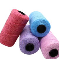 Vente flash : 3 brins de fil en polypropylène de soie glacée pour sacs, chaussures, coussins, chapeaux faits à la main au crochet