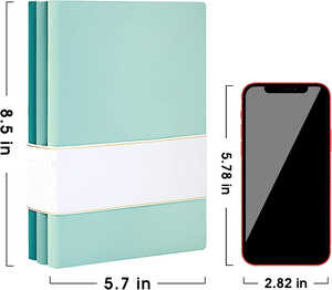 Paket Jurnal Sampul Lunak Perlengkapan Kantor, Desain Fashion, Logo Custom, Kulit PU, Notebook A5, Jilid Jahit, Hadiah - Product Image 3