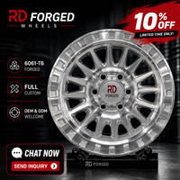 Rueda Forjada 4x4 para Camioneta SUV, Rin Todoterreno con Beadlock de 16, 17 y 18 Pulgadas, Rueda Mecanizada para Jeep Wrangler, Toyota Land Cruiser