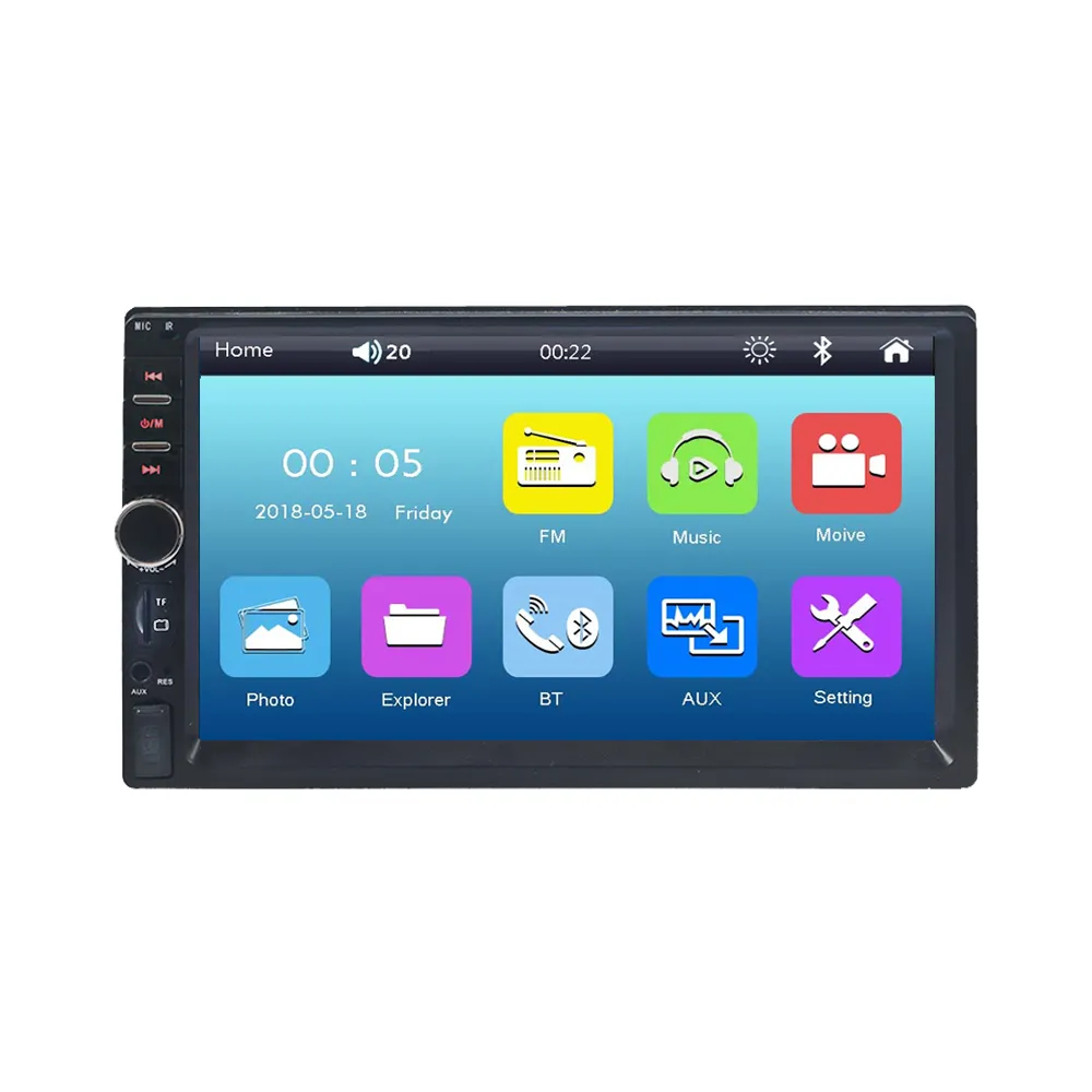Universal Auto Stereo Audio 2din BT Spiegel Link Touchscreen Autoradio Autoradio <span class=keywords><strong>MP5</strong></span>