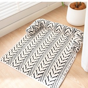 Pet Mat Rectangle Black Plush Thickened Non-Slip For <b>Dog</b> <b>Sofa</b> <b>Bed</b> Four Seasons Use - Product Image 4