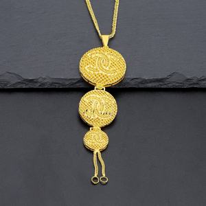 Matériaux de fabrication de bijoux en laiton plaqué or JXX en gros, pendentifs breloques du Moyen-Orient pour femmes et bijoux pour enfants - Product Image 4