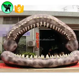 8m Werbung Shark Mund Aufblasbare Angepasst Aufblasbare Shark Modell A4957