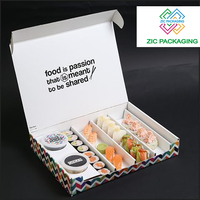 Boîte d'emballage pour sushis écologique en gros, boîte à emporter pour crêpes, gâteaux, pique-niques, papier, restaurant, nourriture, biscuits, avec insert