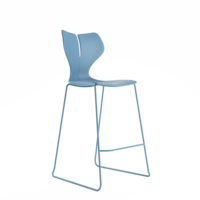 Chaise de bureau en plastique PP à dossier moyen, design original de 14 ans, pour loisirs et réception, vente en gros, approvisionnement pour projets