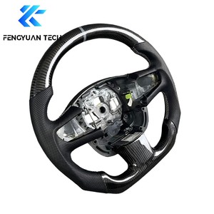 Volant en cuir chauffant personnalisé, forgé, avec LED et fibre de carbone pour Peugeot RCZ 206/207/208/<span class=keywords><strong>308</strong></span>/408/508/MK1/<span class=keywords><strong>GTI</strong></span> - Product Image 6