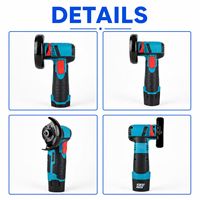 Boîtier de batterie haute puissance HIERKIN, ensemble d'outils de mécanicien Total Tools, meuleuse électrique domestique sans fil