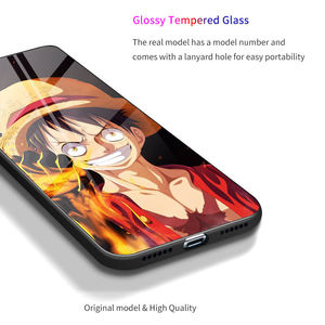 เคสโทรศัพท์กระจกลายอะนิเมะแบบวันพีช,เคสโทรศัพท์สำหรับ Iphone 11 Pro Xr Xs Max 12 A51 A71 S10 S20 - Product Image 6