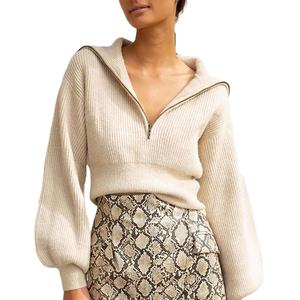 Vêtements pour femmes printemps 2022, sweat-shirt à capuche sexy, sweat-shirt <span class=keywords><strong>oversize</strong></span>, <span class=keywords><strong>pull</strong></span> personnalisé, pulls en tricot à col marin, col en V - Product Image 1