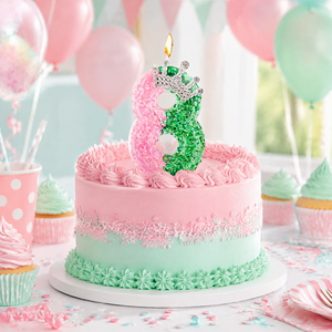 デジタルクラウン型の誕生日キャンドル。結婚式、誕生日、特別な機会に最適です。 - Product Image 6