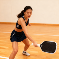 Raquette de pickleball en fibre de carbone graphite à haute rigidité, moulage monobloc, 15 mm d'épaisseur, pour les tournois compétitifs