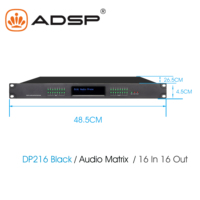 Produk laris prosesor ADSP 16 "in 16 Out Dante Dsp Metal dengan harga murah