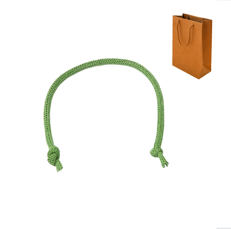Бумажная плетеная прочная веревочная ручка манго, высокое качество, Лидер продаж, бумажная ручка для сумки