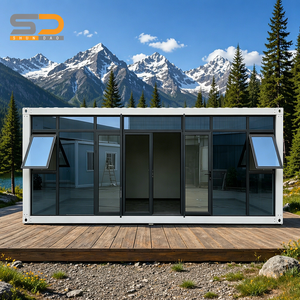 Maison pliante mobile extensible, conteneur habitable préfabriqué avec certificat CE, fourni par l'usine - Product Image 2